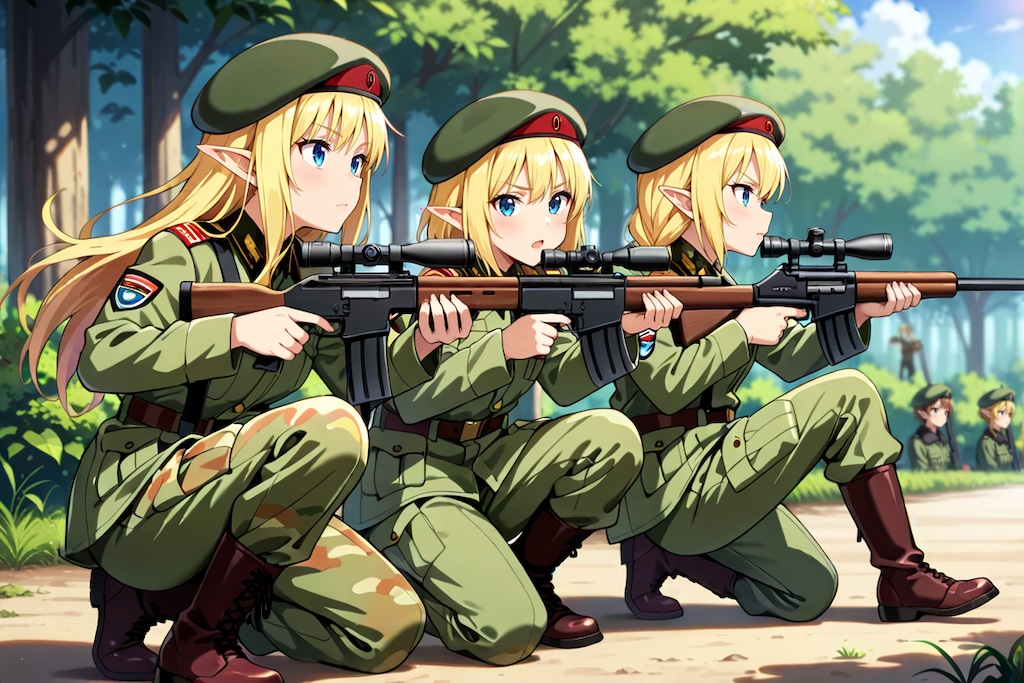 エルフ精鋭部隊