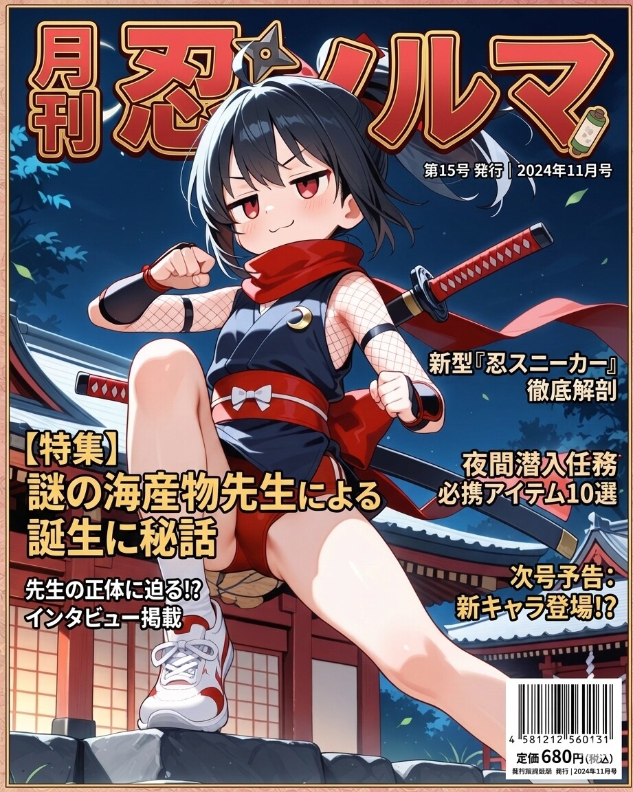 月刊　忍ルマ　爆誕！！