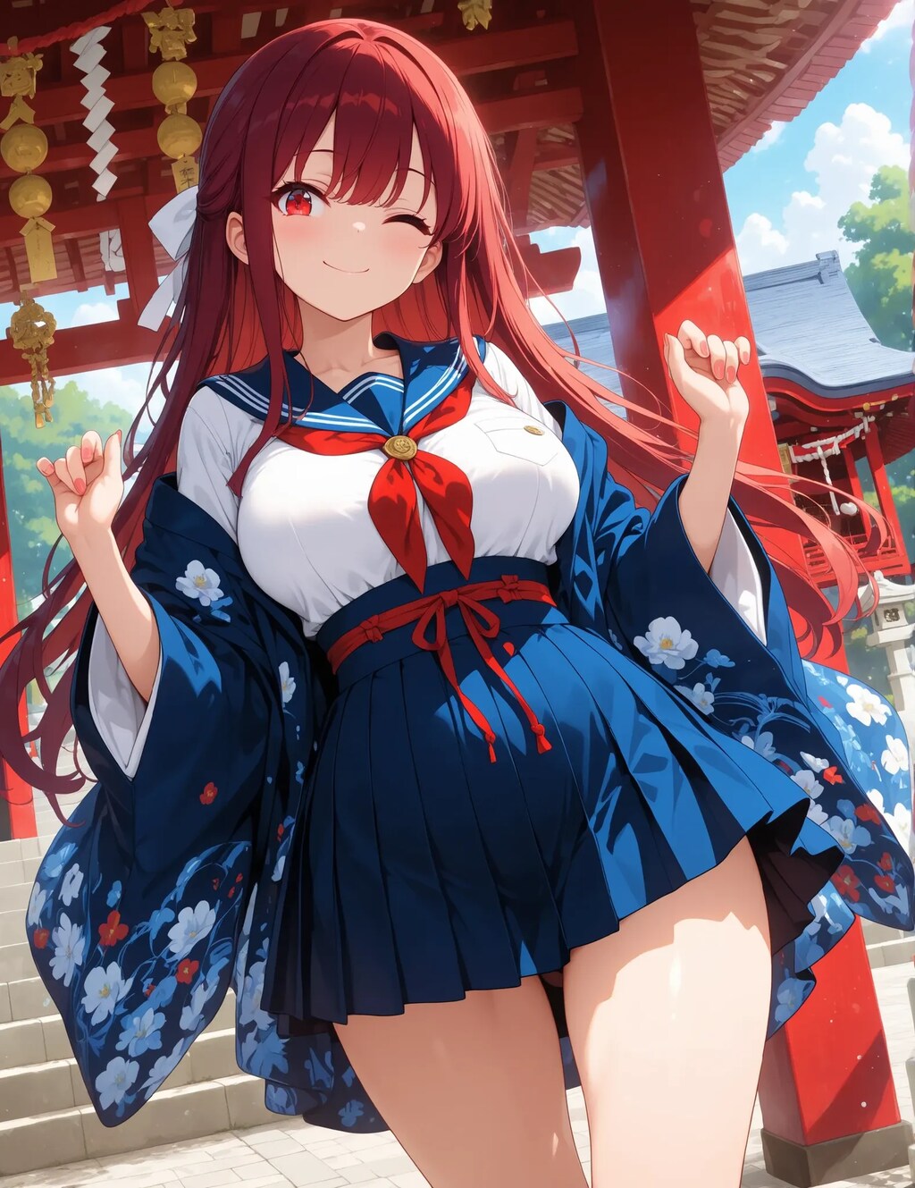 さあ行くよ後輩くん♪　マリ先輩