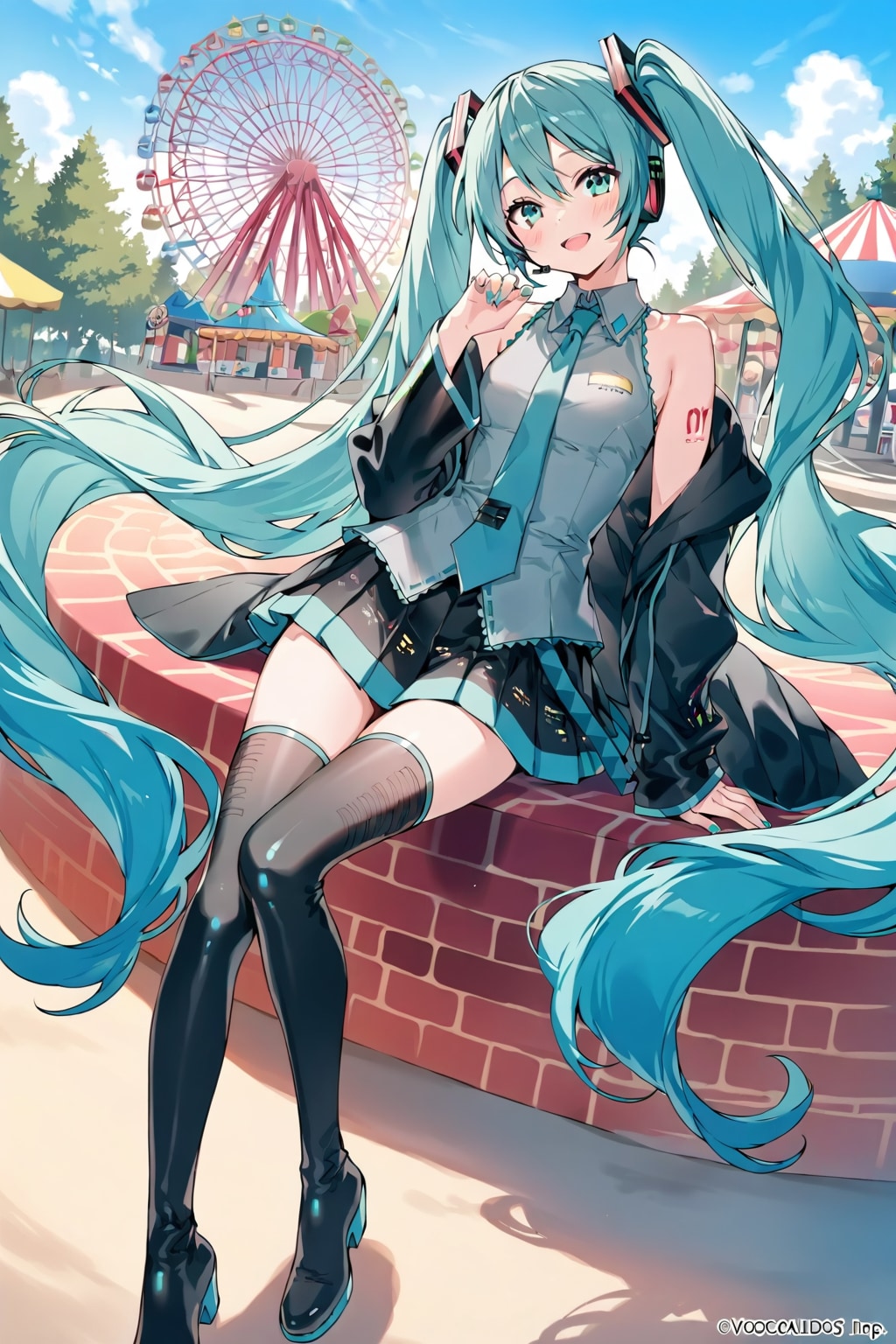 遊園地で待ち合わせ