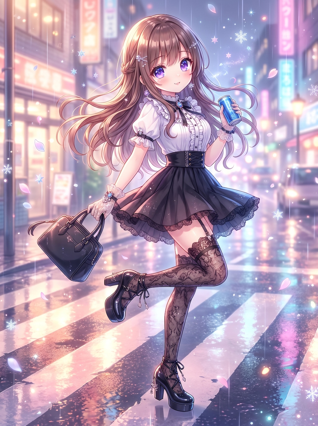 夜煌街角の戯歩