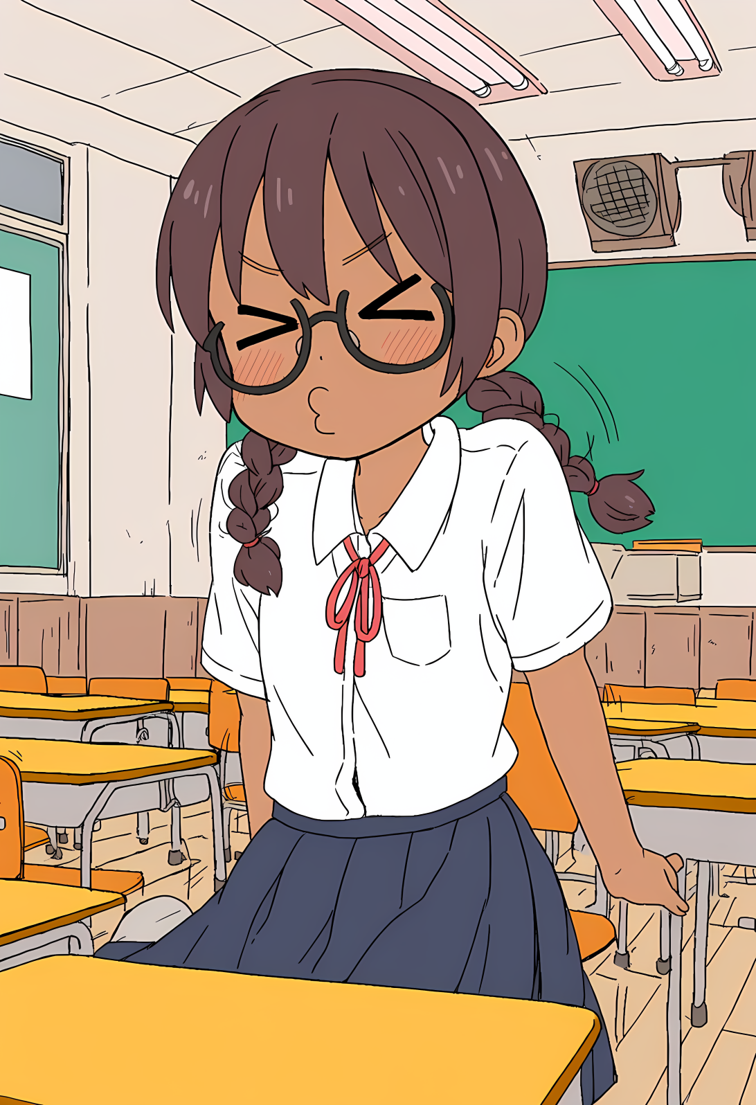 真面目な委員長ちゃんも