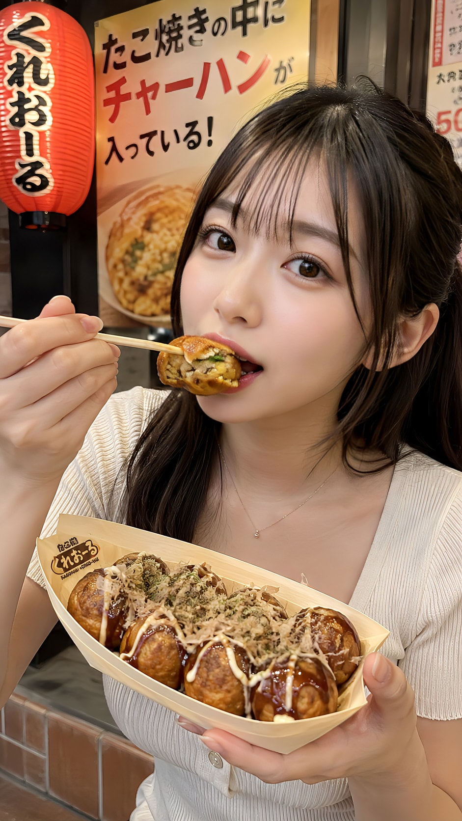 チャーハン入たこ焼き