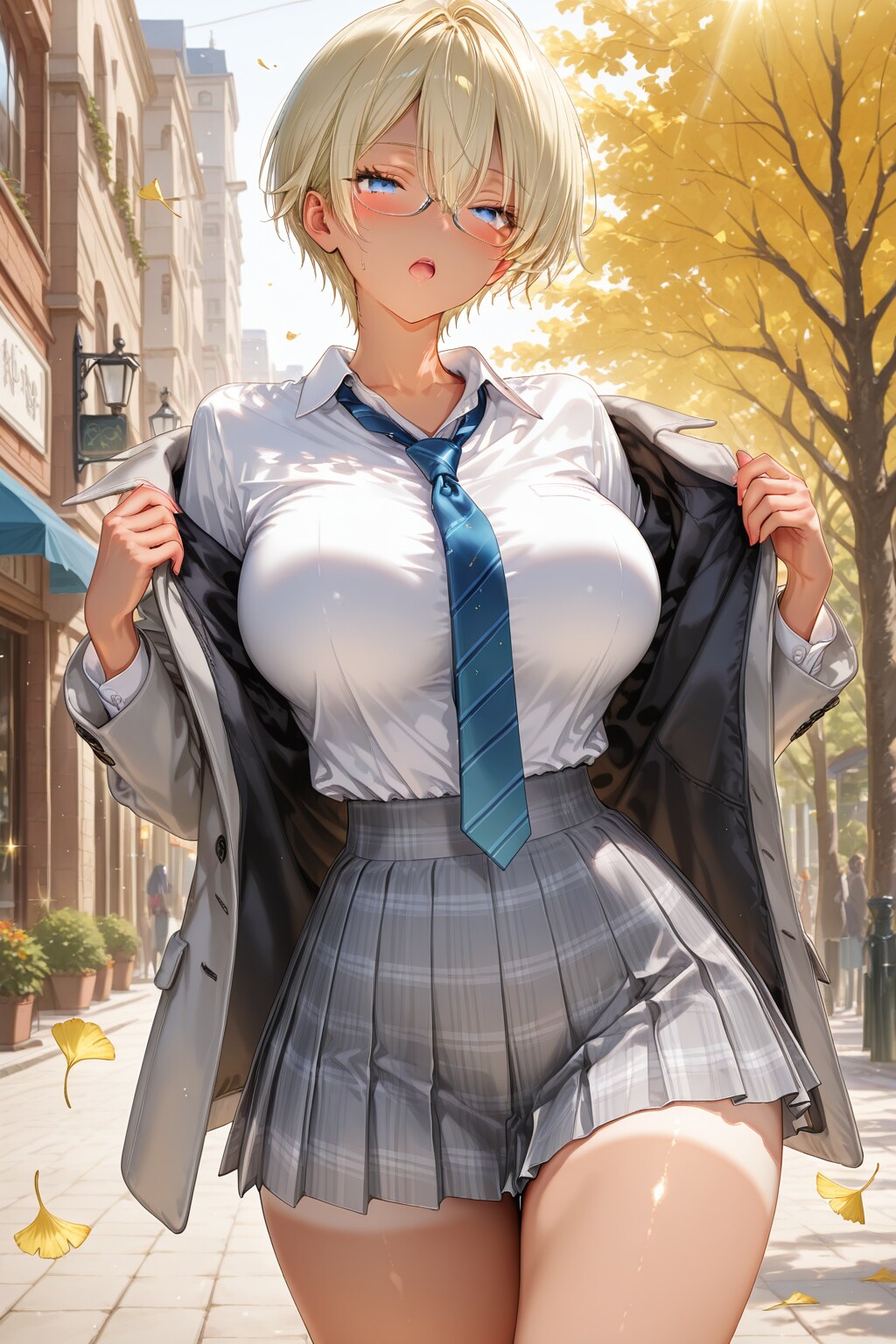 コート脱ぐから待って下さい♡