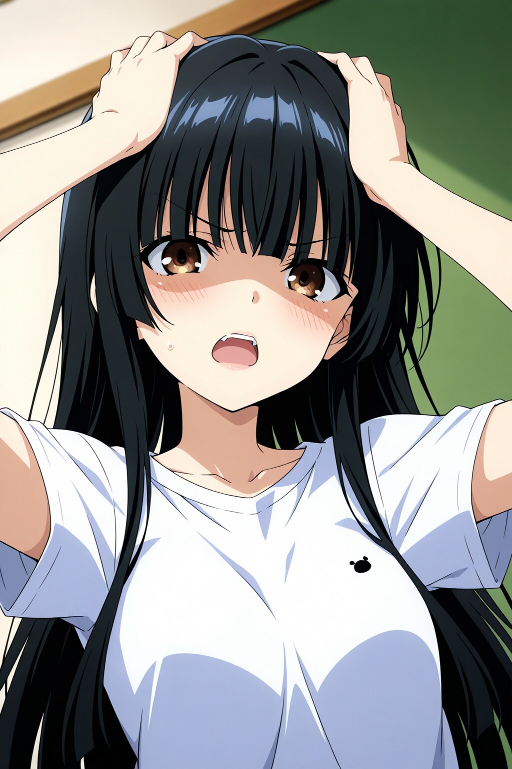 苦悩する女の子