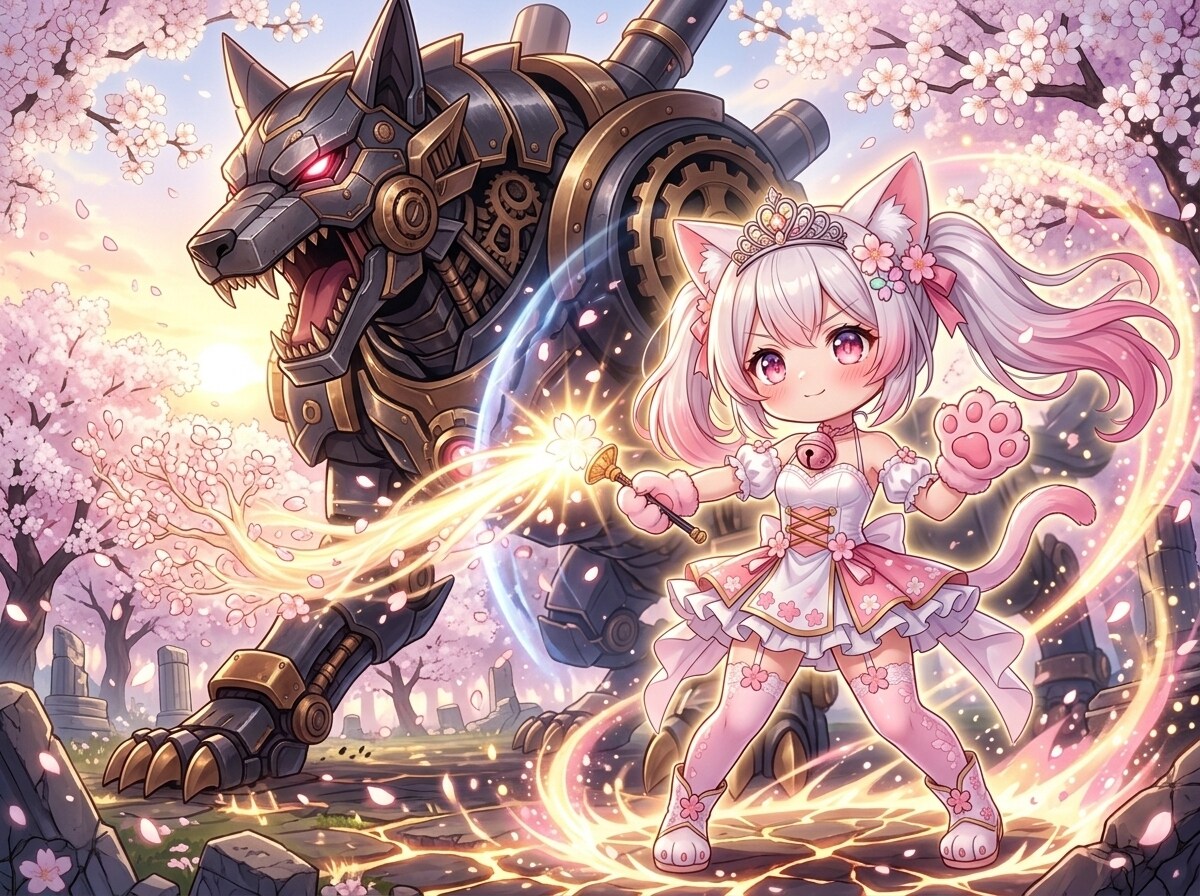 桜ツイにゃん。