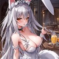 おおかみさんのバニーガールコスプレ。その１。 4枚目