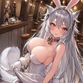 おおかみさんのバニーガールコスプレ。その１。 2枚目
