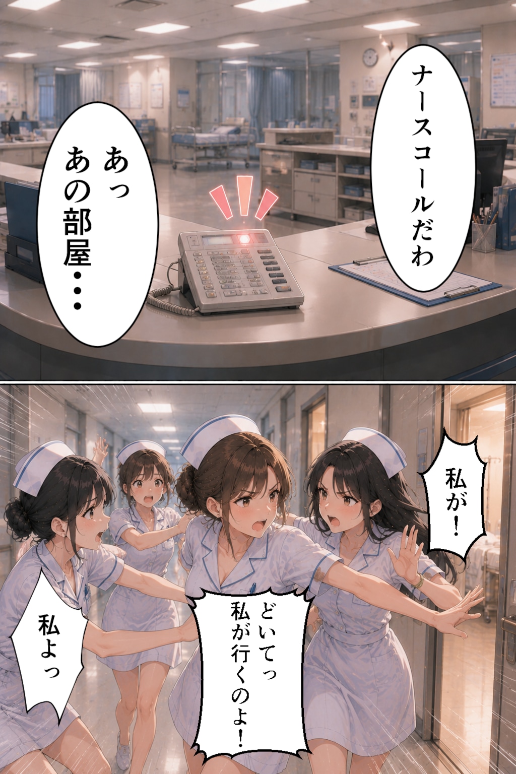 ナースに人気な患者の秘密…♡