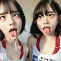 アヘ顔自撮りが流行ってしまった陸上部 10枚目