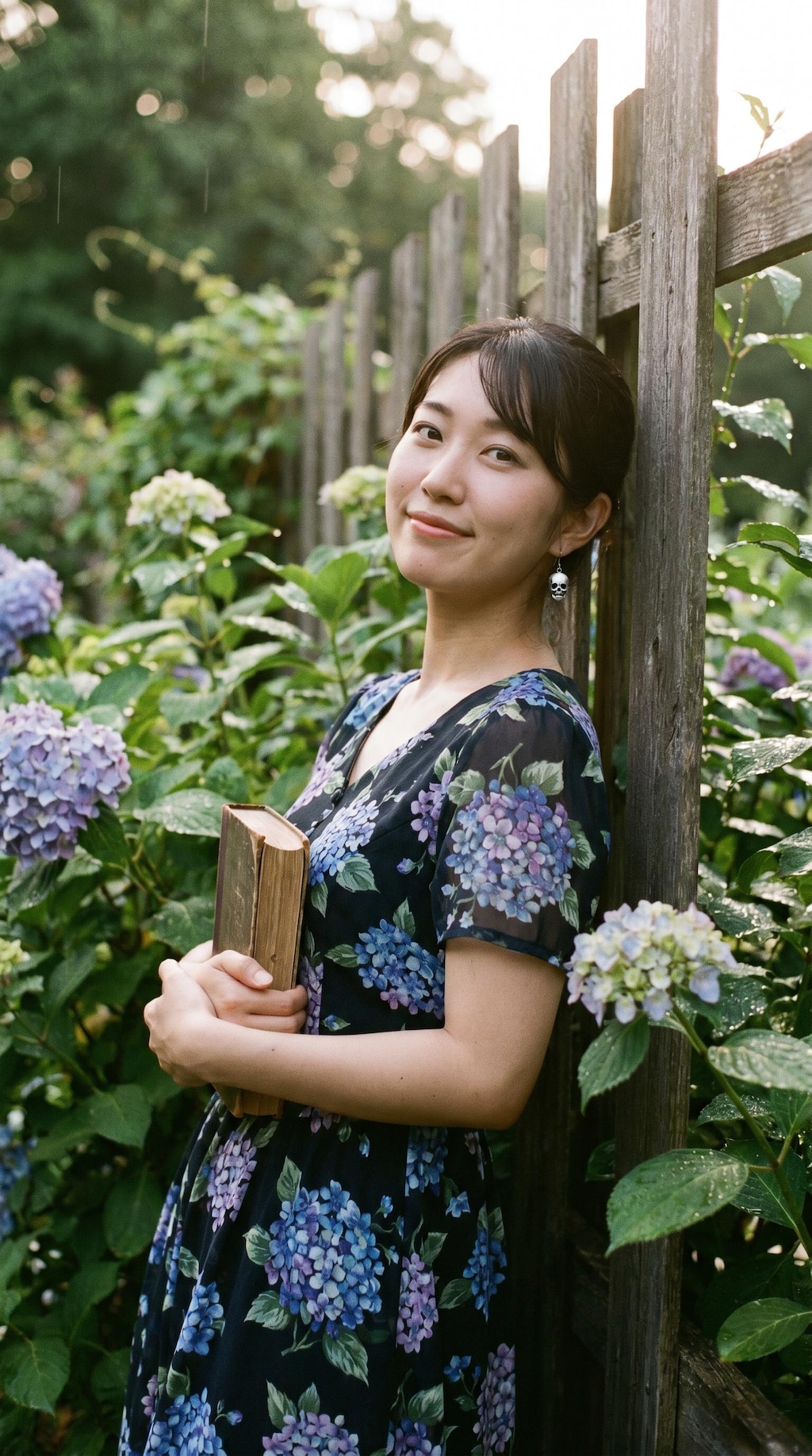 Among the Hydrangeas