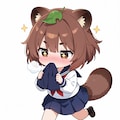 走るマメタヌキちゃん 3枚目