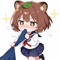 走るマメタヌキちゃん 2枚目