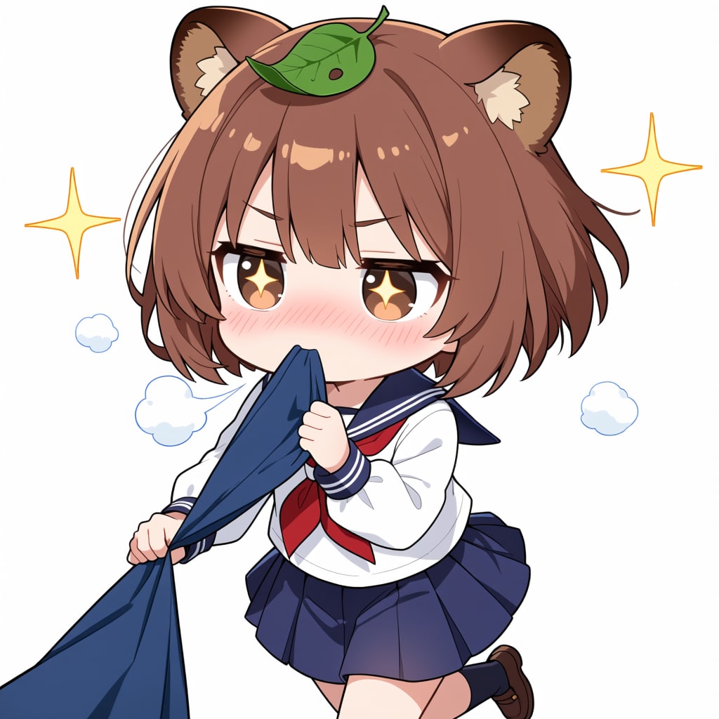 走るマメタヌキちゃん