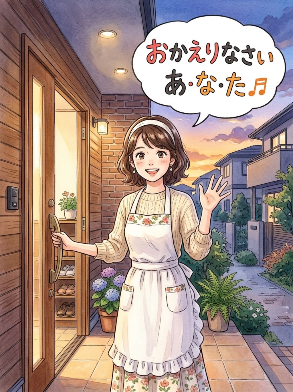 おかえりなさい あ・な・た♬