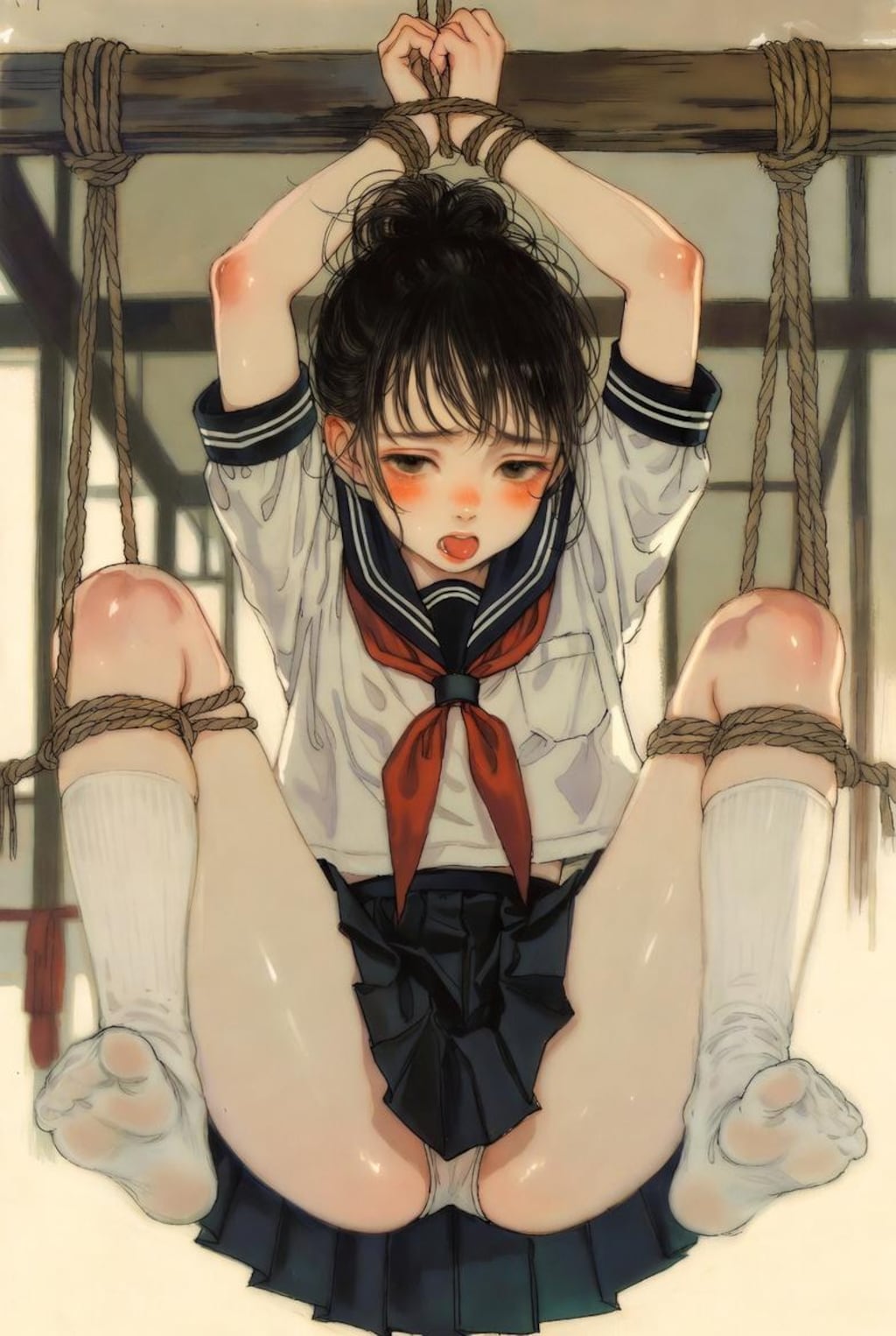 緊縛画（試作）2-2