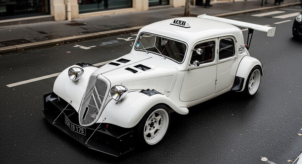 シトロエンセダンタクシーのドリ車