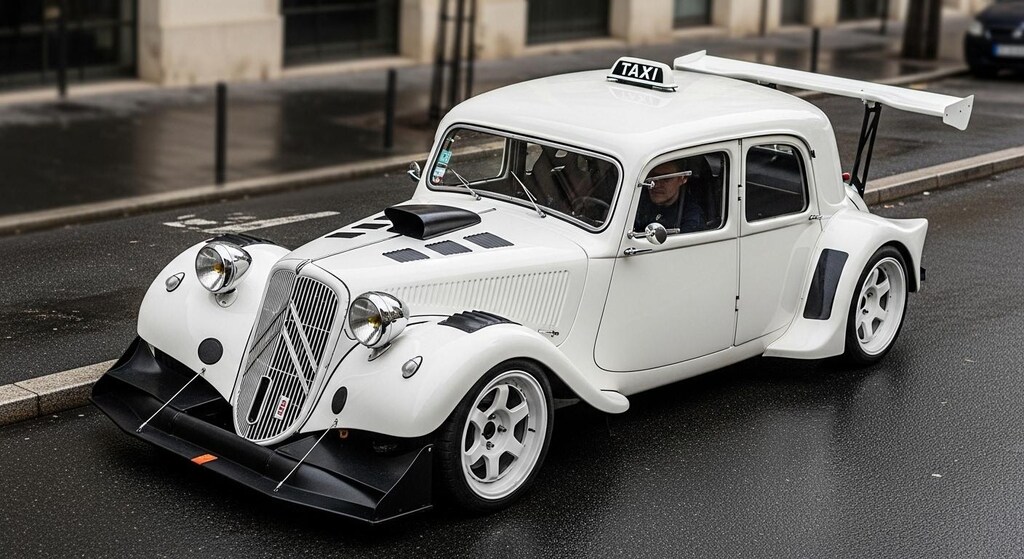 シトロエンセダンタクシーのドリ車