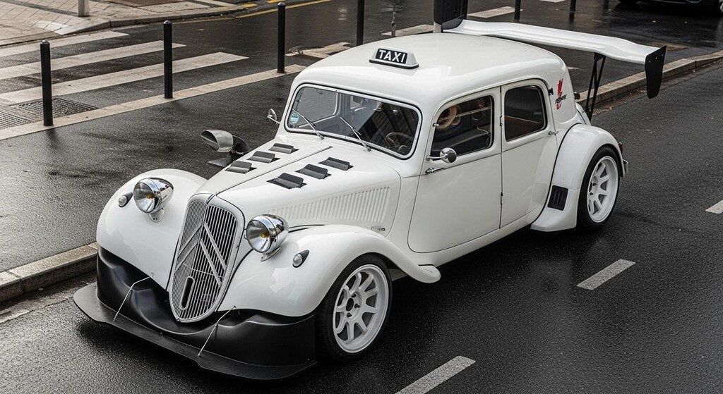 シトロエンセダンタクシーのドリ車