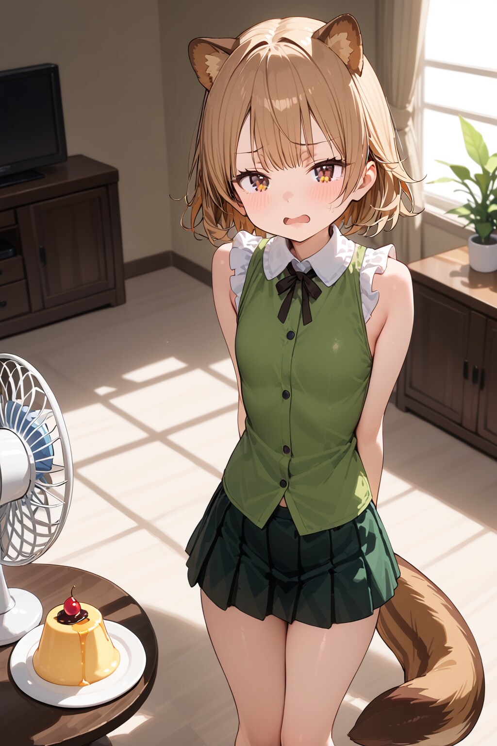 あるじ、これカラメルソースが少ないよぉ💦