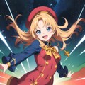 ベレー少女アニメ風 4枚目