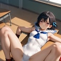 袖無し学園 2枚目