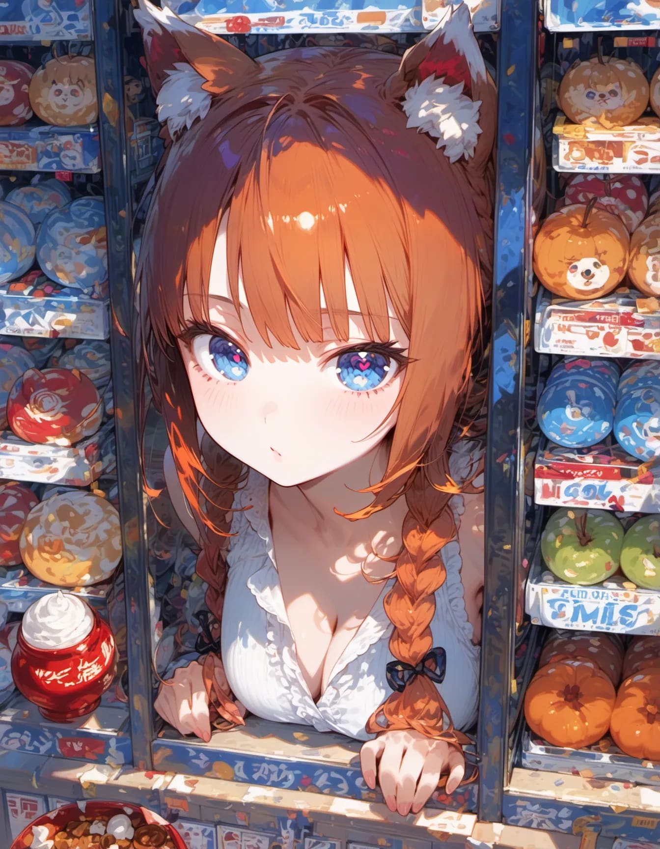 Shop Window Curiosity | の人気AIイラスト・グラビア