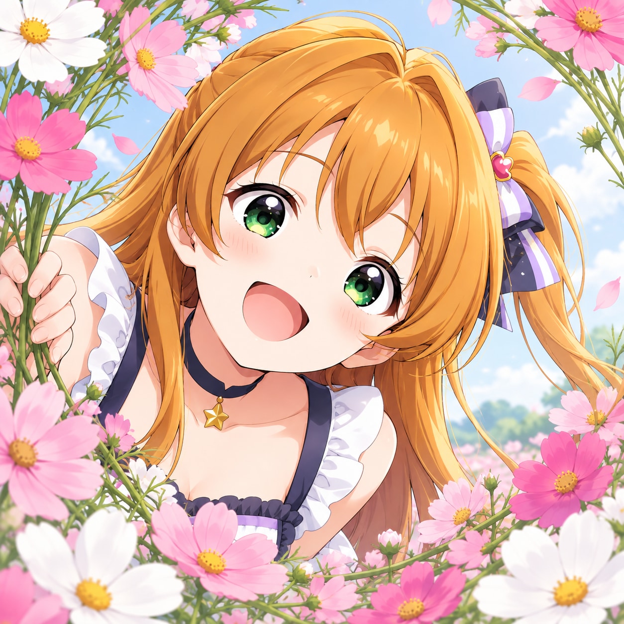 こんにちは秋桜（２）３時のアイドル　GPTimages2.5 | の人気AIイラスト・グラビア