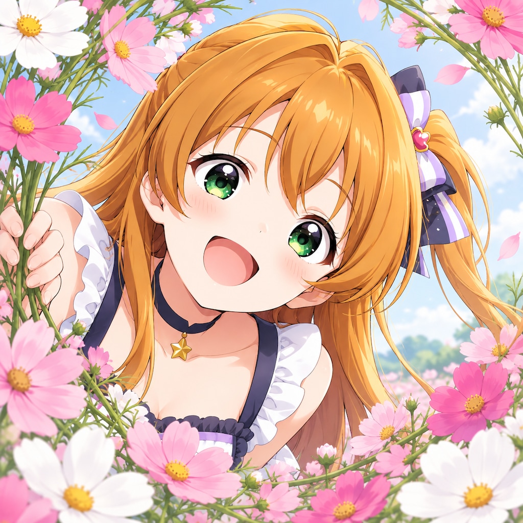 こんにちは秋桜（２）３時のアイドル　GPTimages2.5