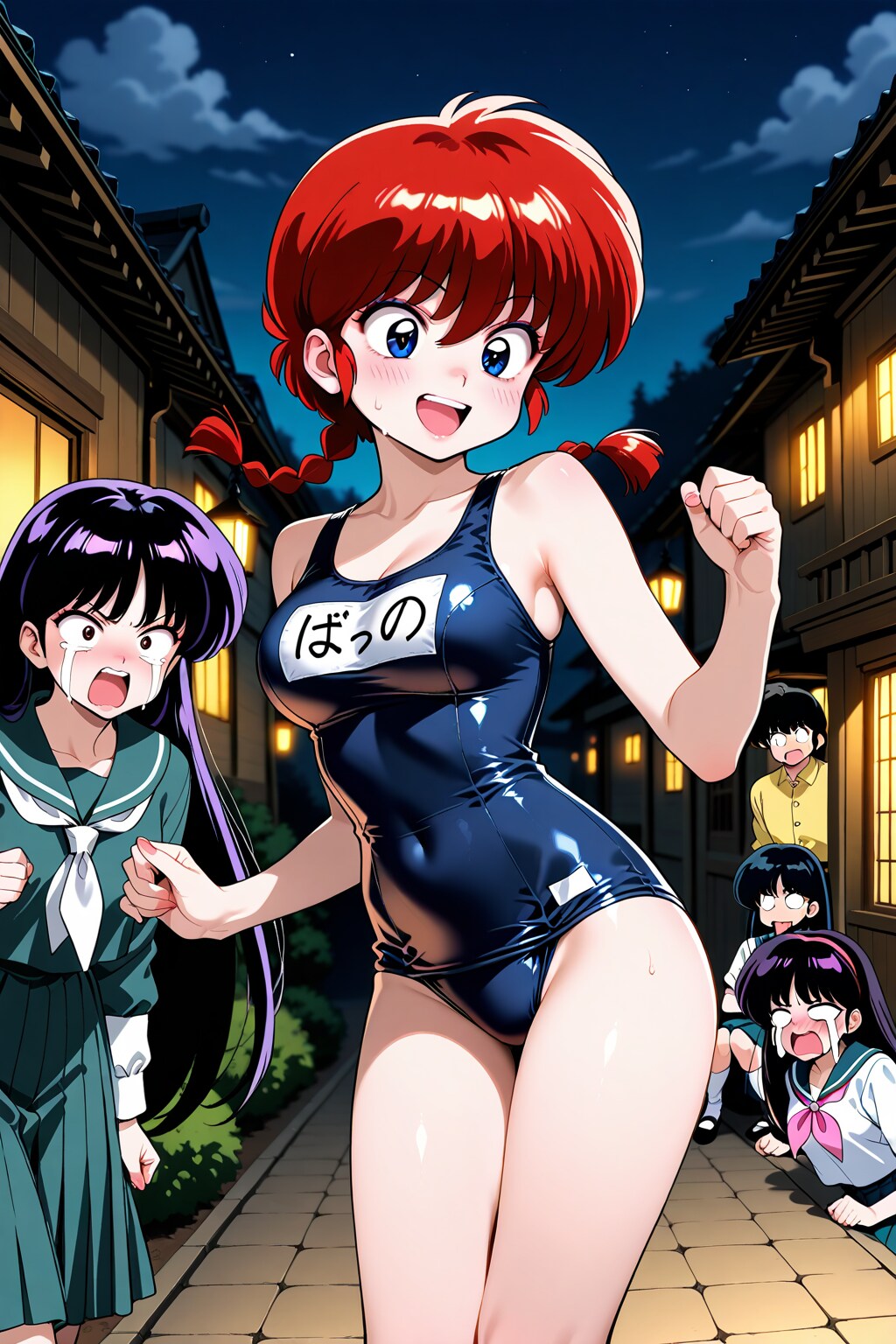 深夜の横丁で…