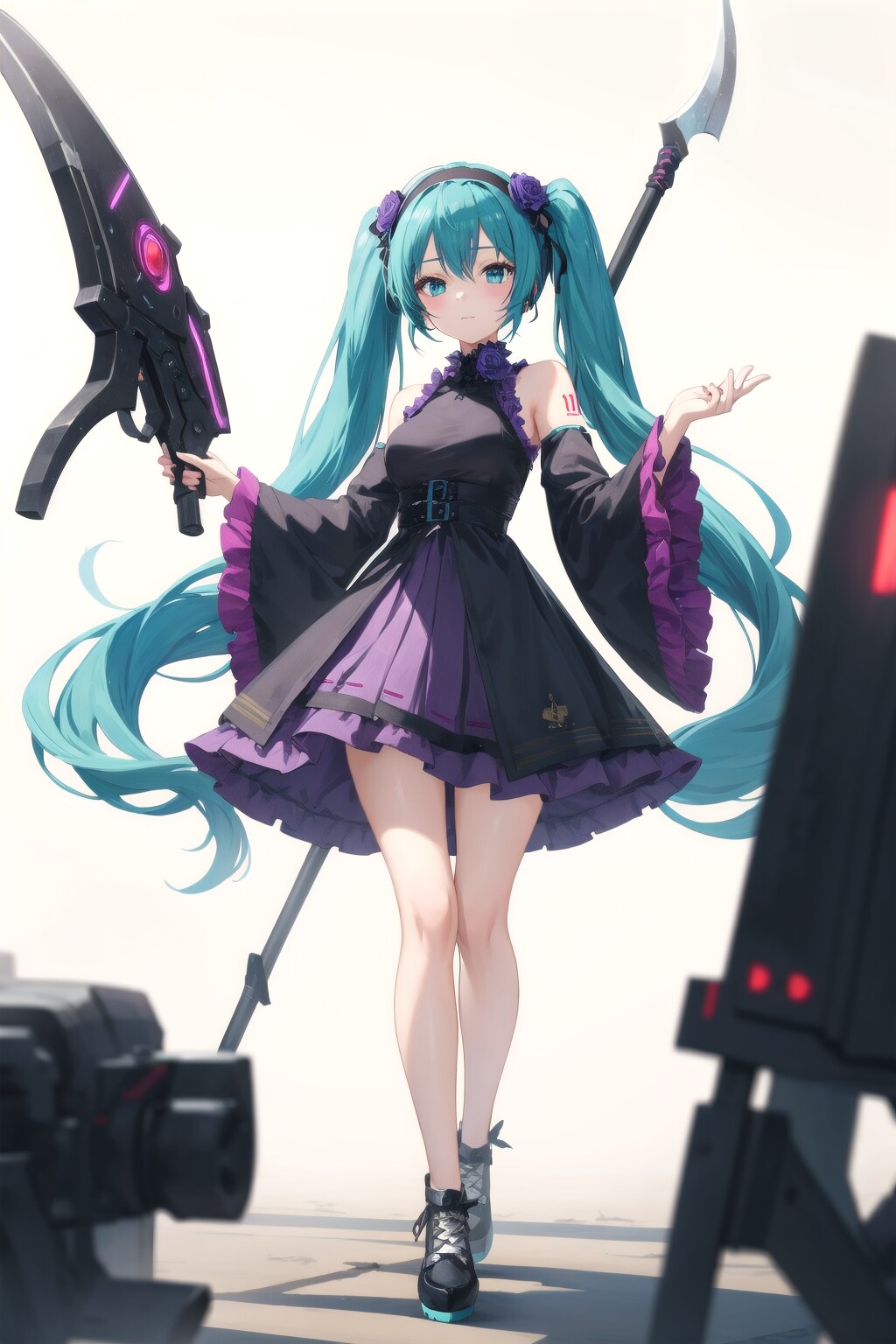 ミクちゃん撮るよ～💙