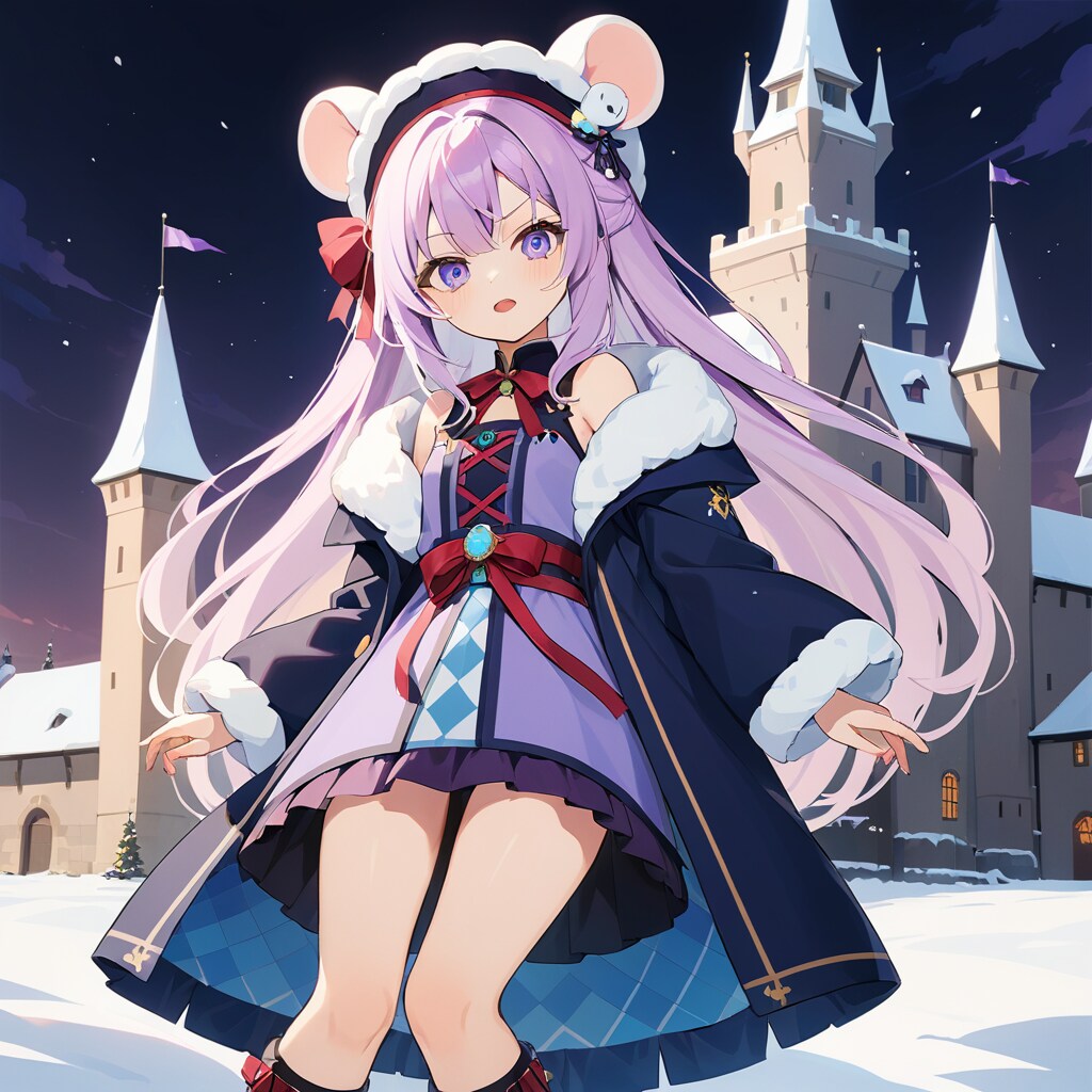 ドレスのケモミミ少女