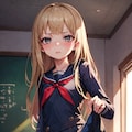 プールの授業が楽しみな娘 2枚目