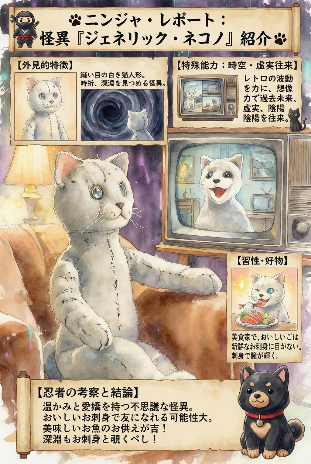 【他己紹介】ジェネリック・ネコノさんのニンジャ・レポート