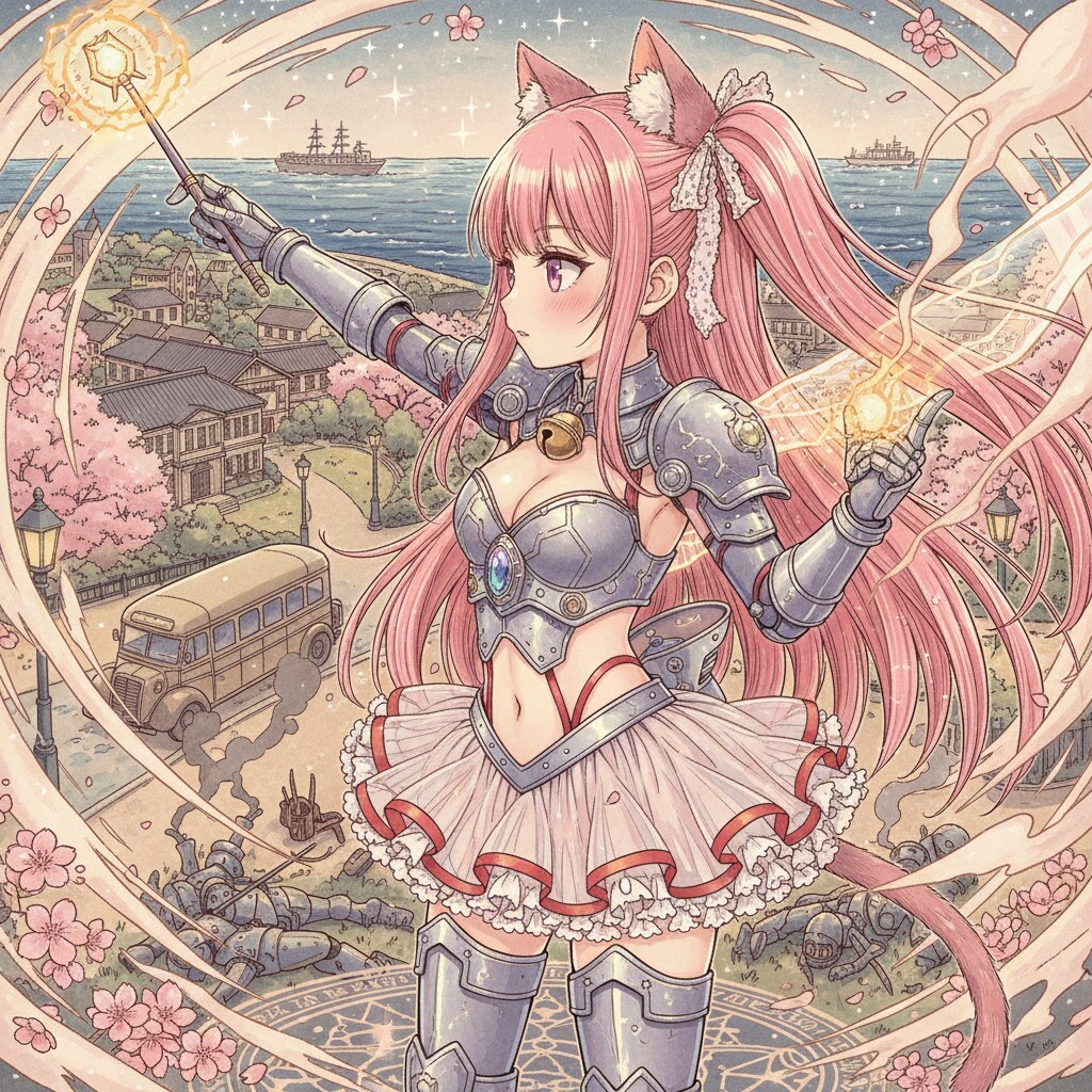 ももツイにゃん。戦う