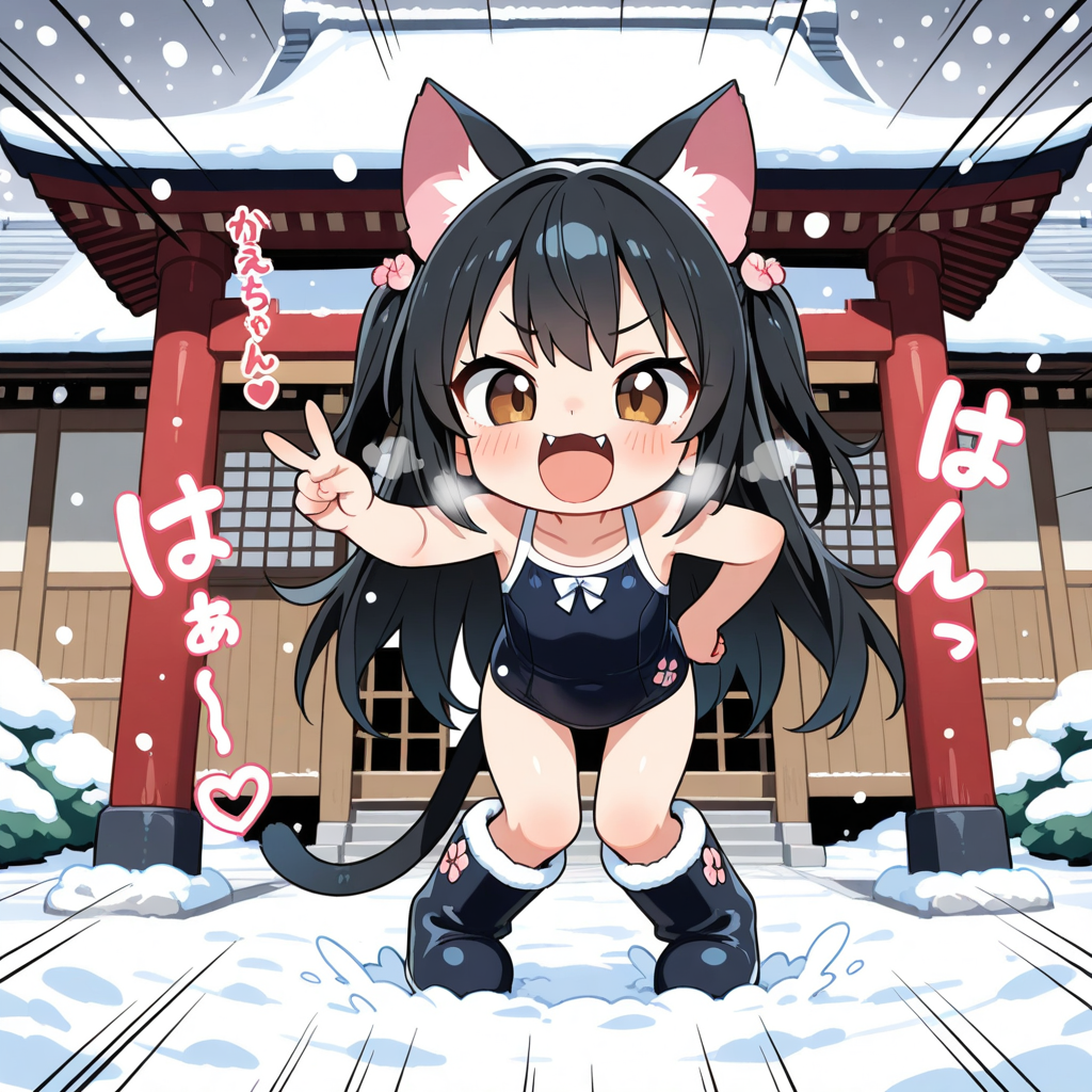 サイベリアンのさくらちゃんは寒さに強いのですっ！！