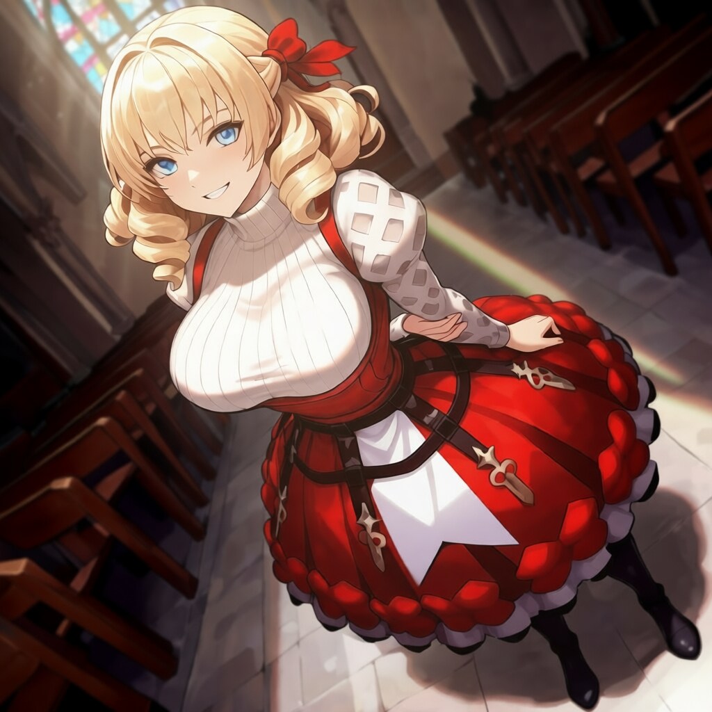 朝の礼拝堂にて