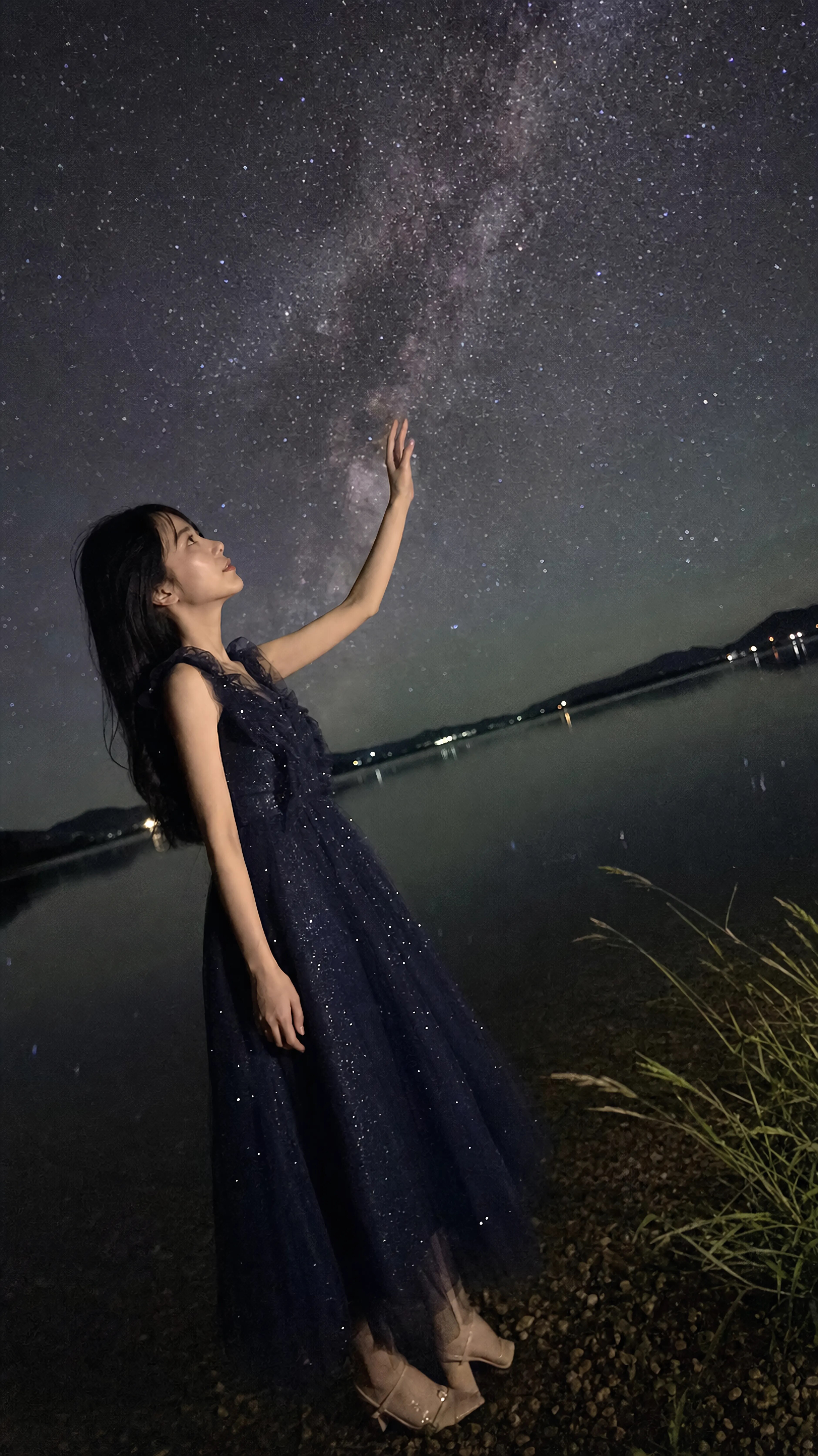 A Dress Sewn from the Night Sky