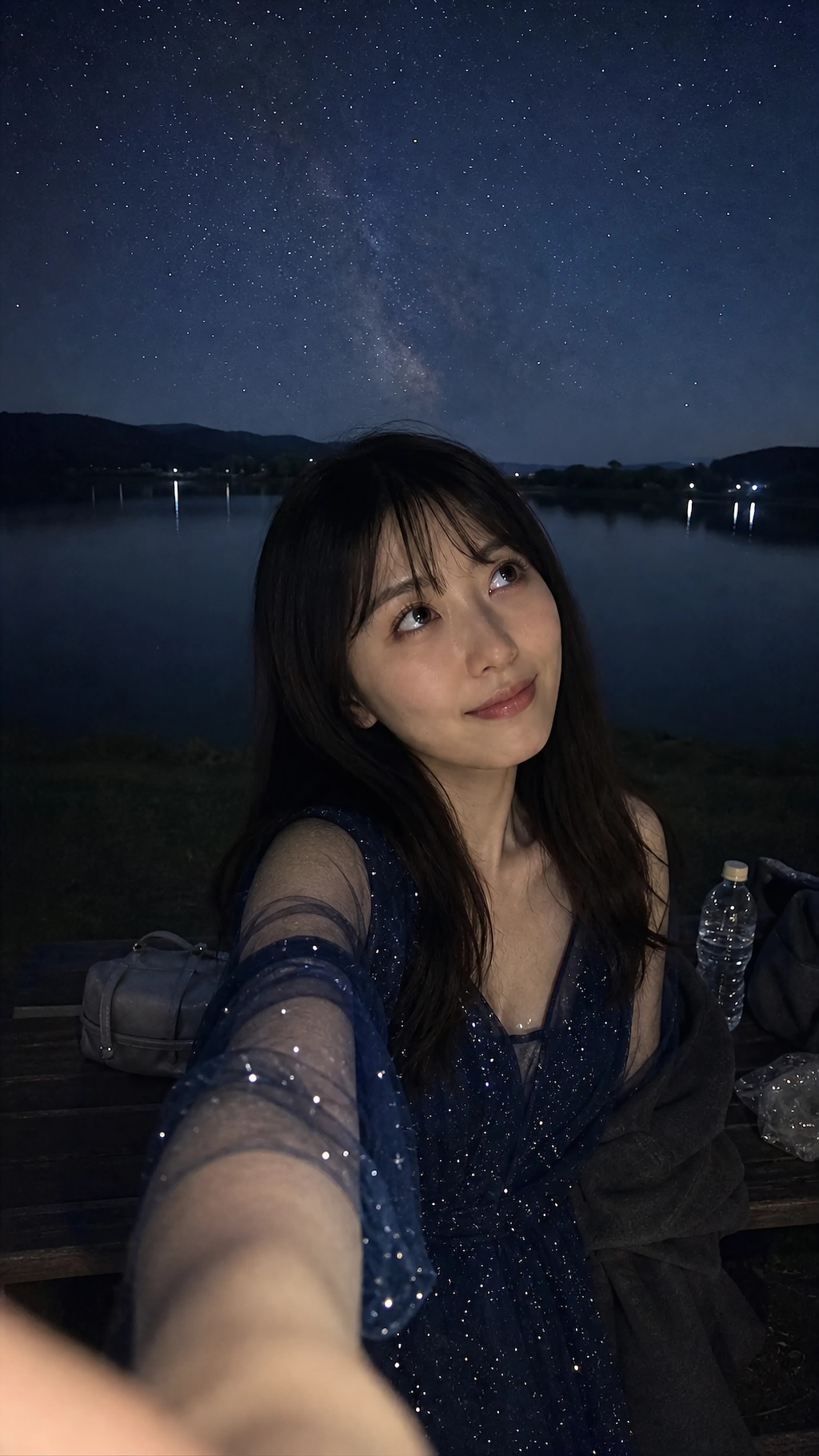 A Dress Sewn from the Night Sky