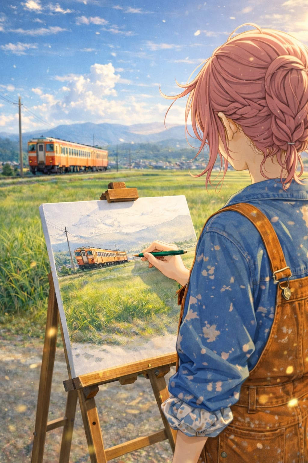 夏光に描く、走りゆく記憶 | の人気AIイラスト・グラビア