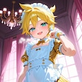 ボーカロイド　鏡音レン　メイド服 6枚目