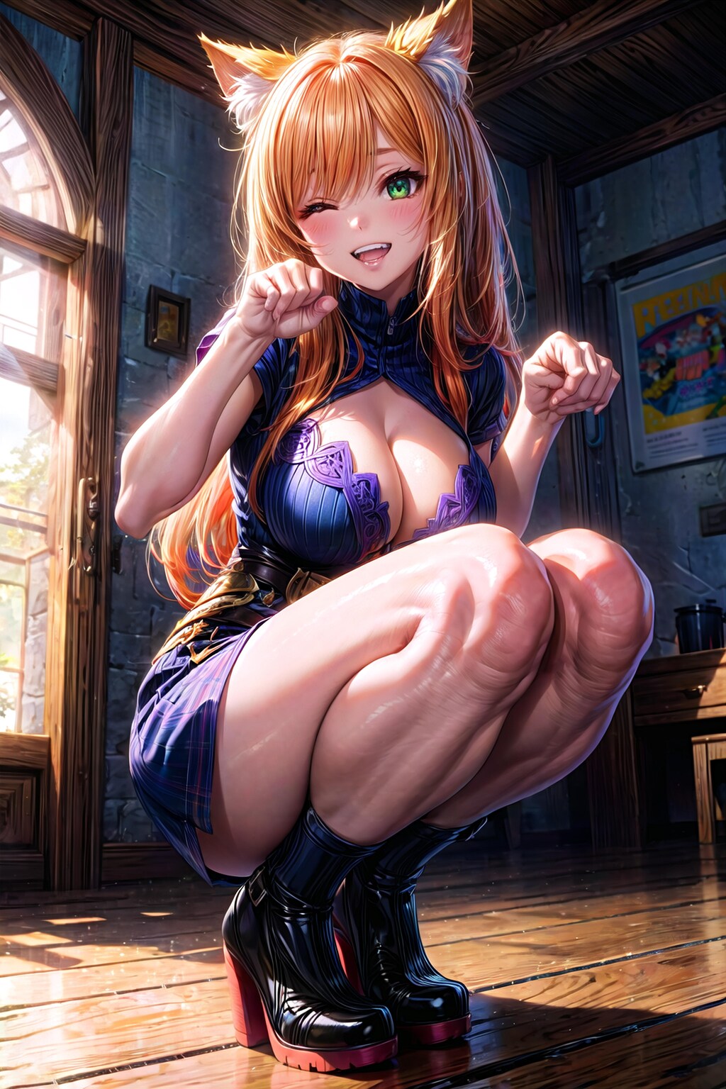 ケモミミと女の子