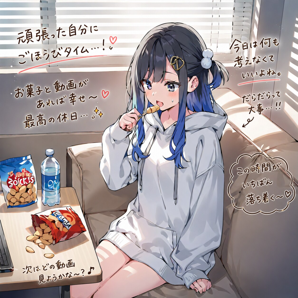 食べすぎ | の人気AIイラスト・グラビア