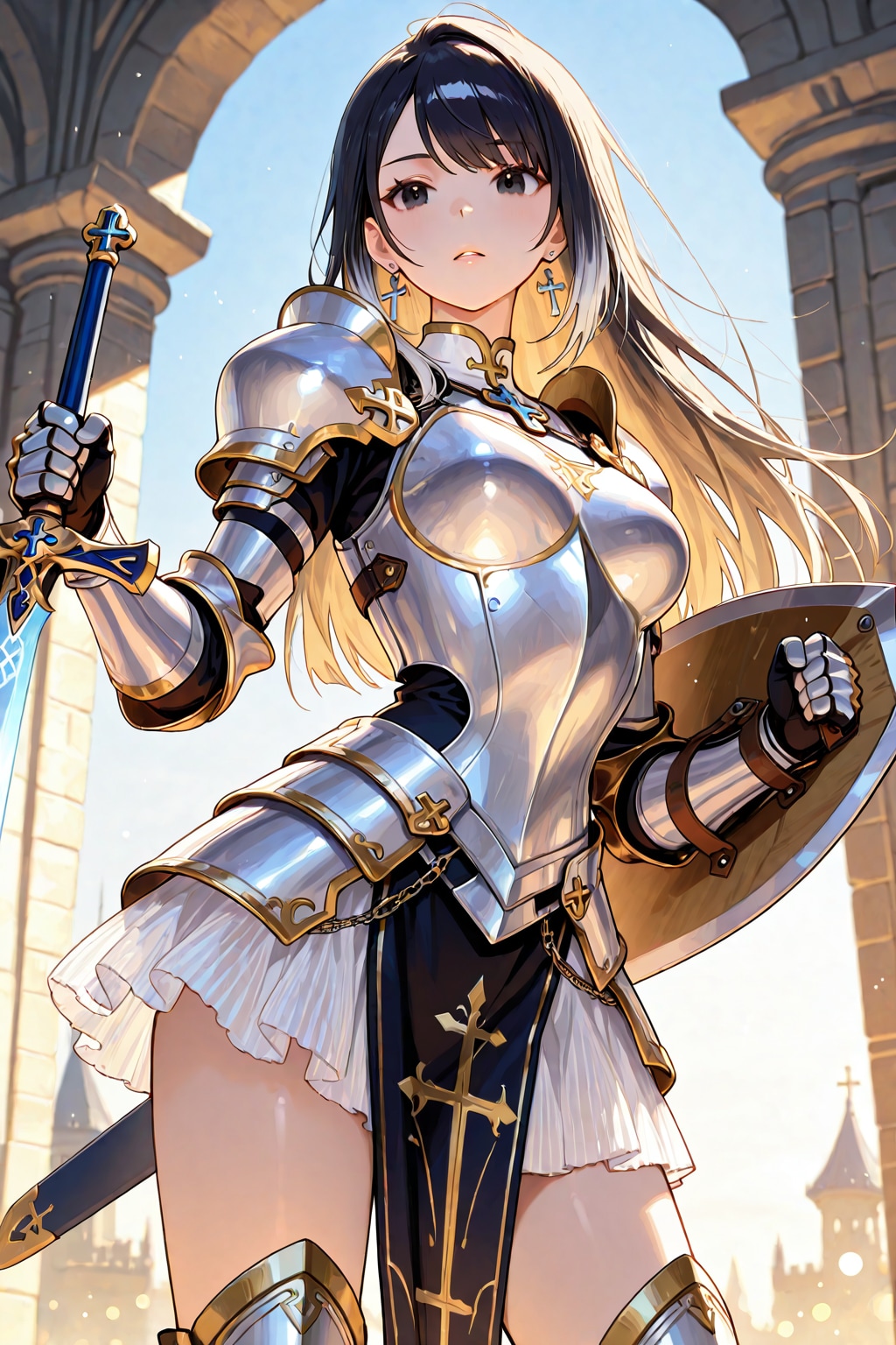 黒髪の騎士⑧ | の人気AIイラスト・グラビア