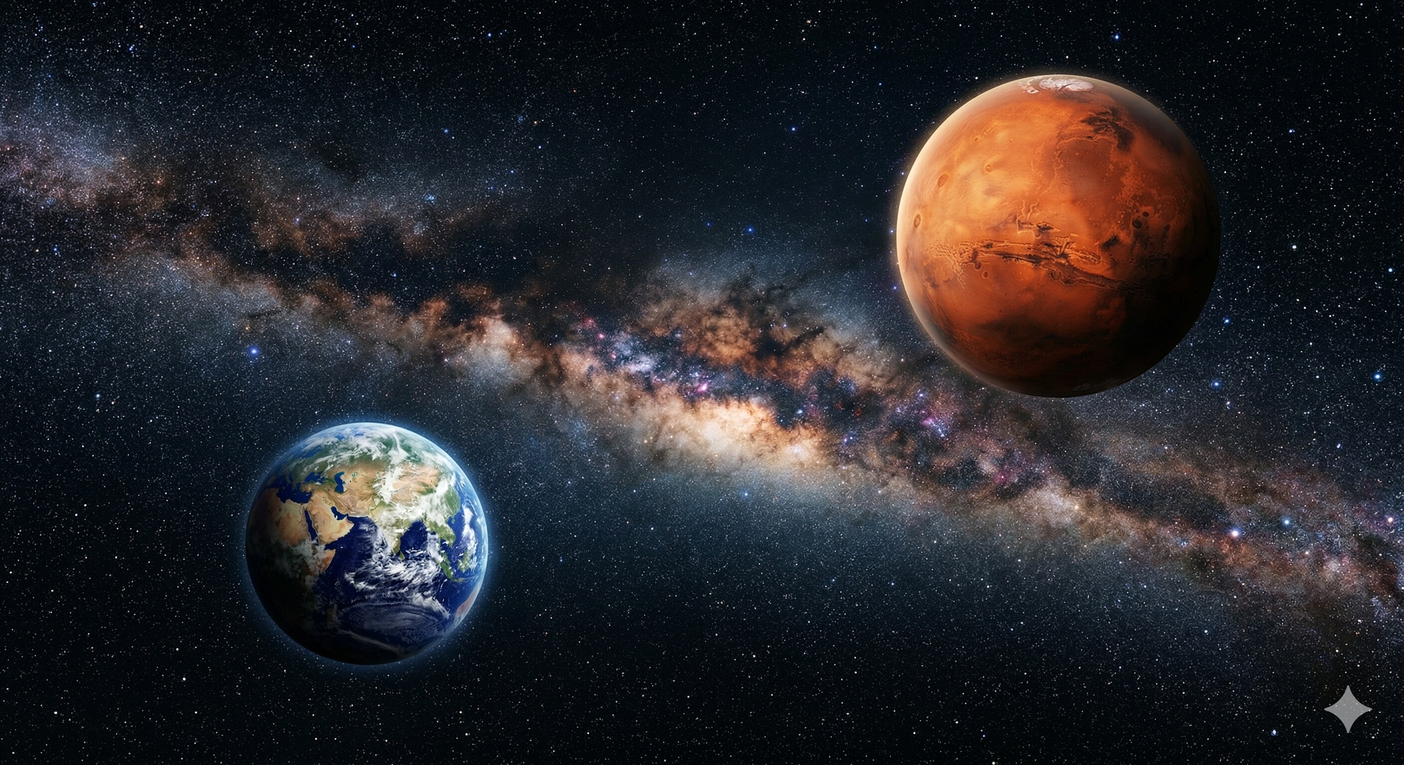 地球と火星