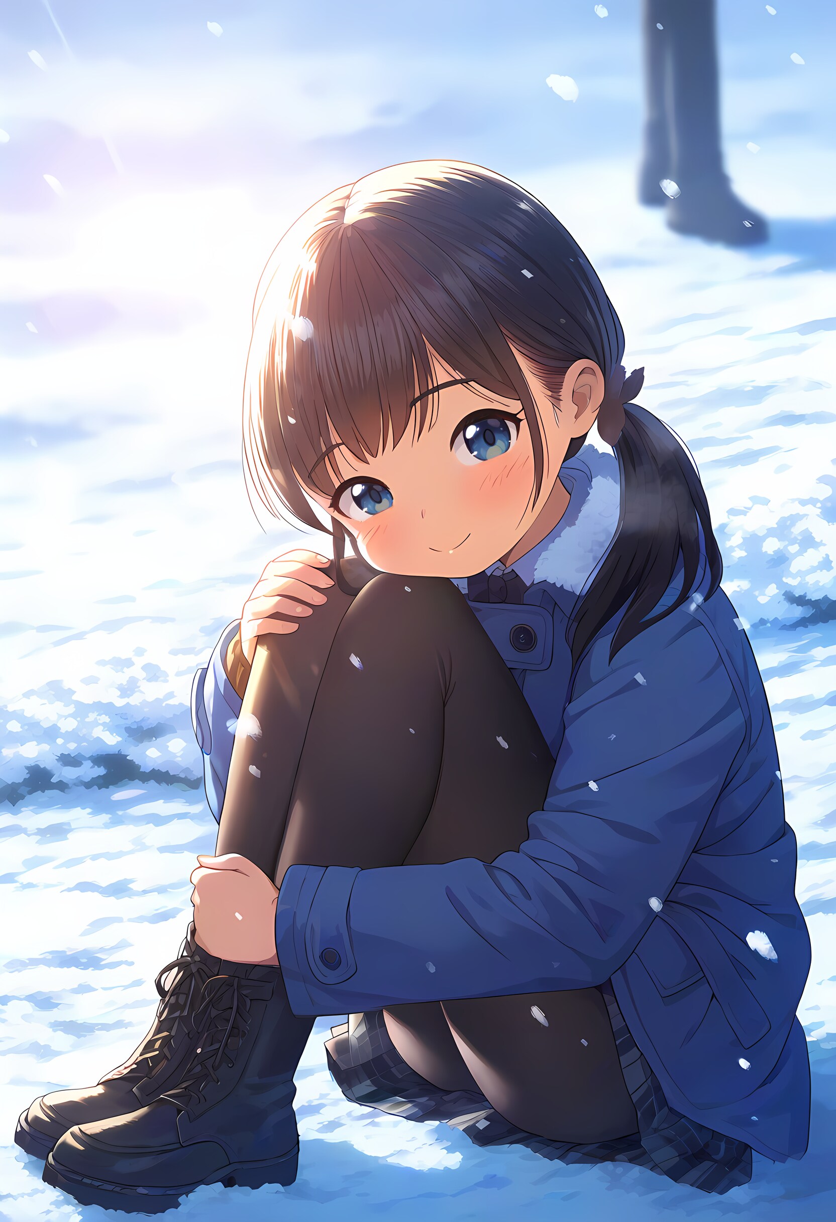 冬の木漏れ日
