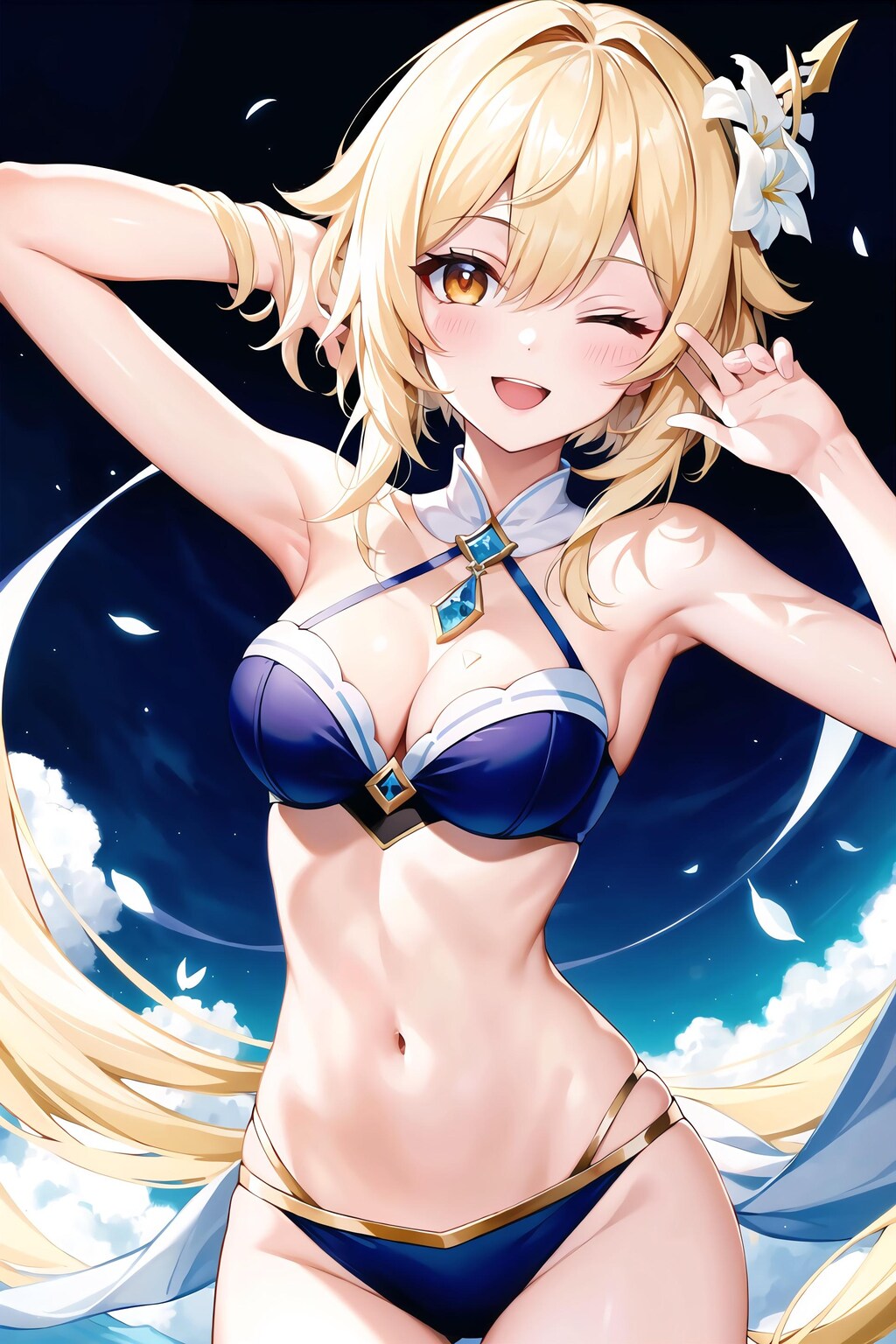 へそ出し蛍