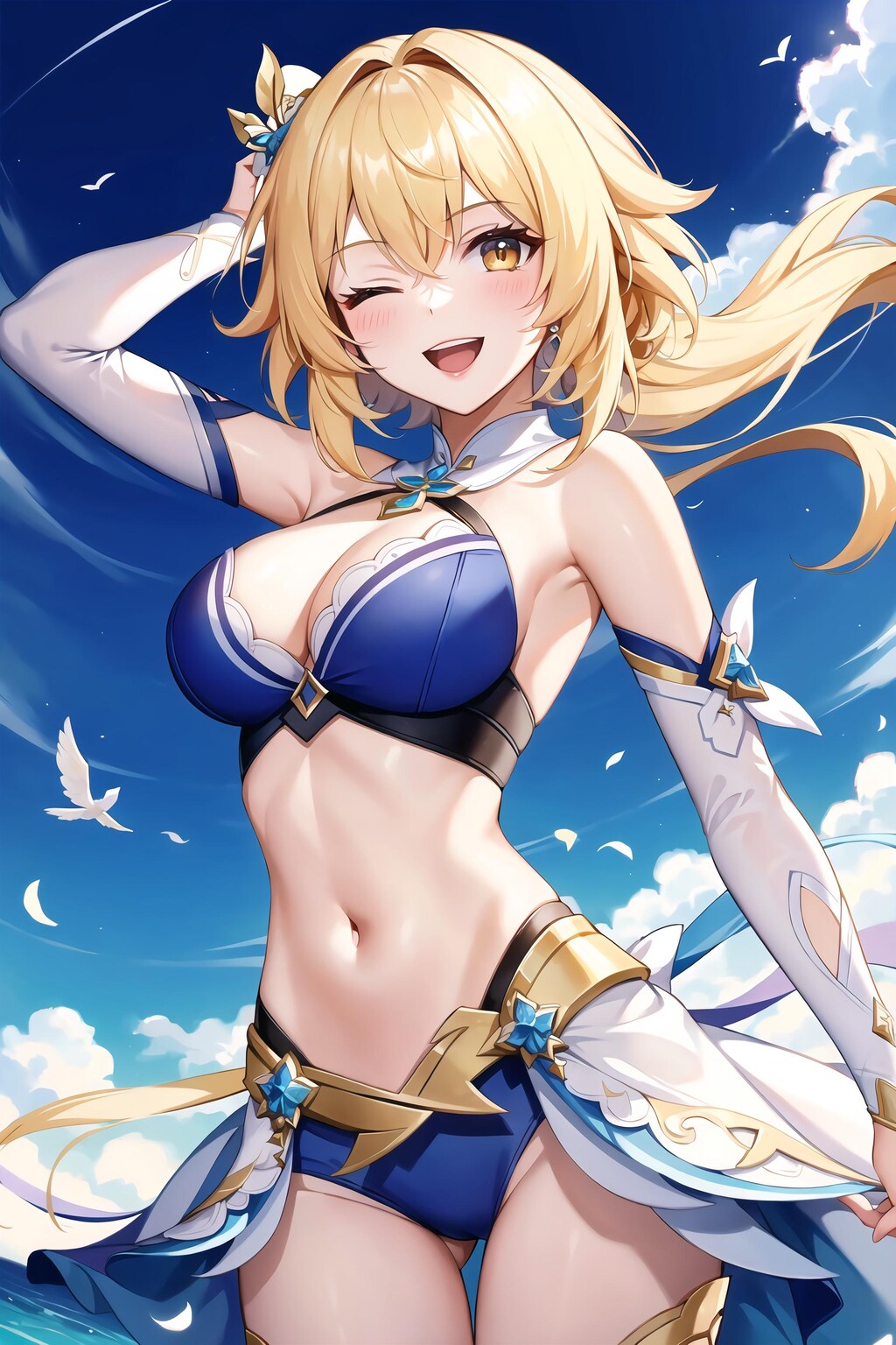 へそ出し蛍