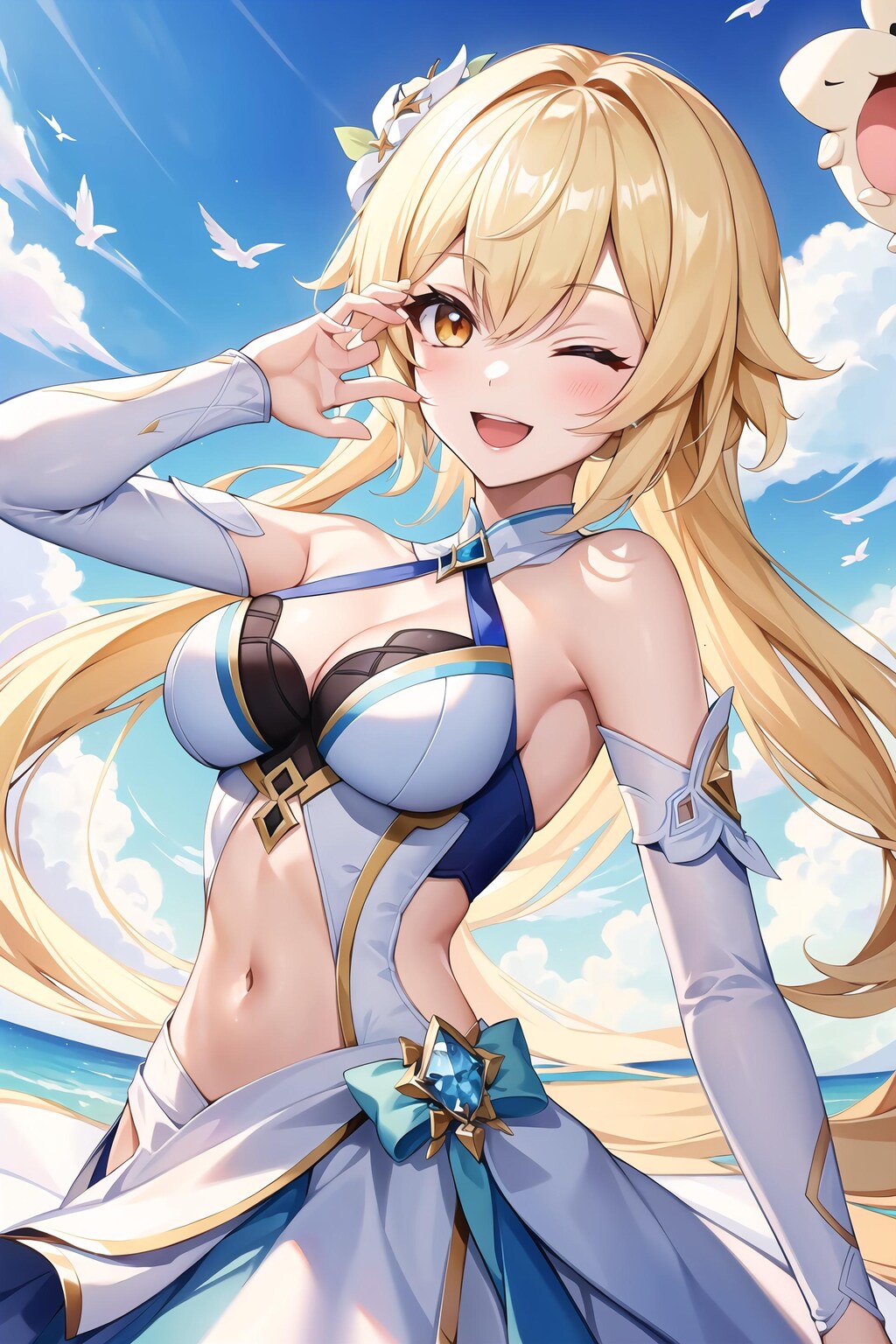 へそ出し蛍