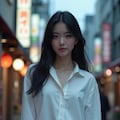白シャツ美女の清楚感 3枚目